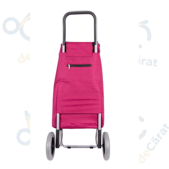 Carucior cumparaturi X 120 FLORICICA, capacitate incarcare 28 kg, volum 51 l, rosu