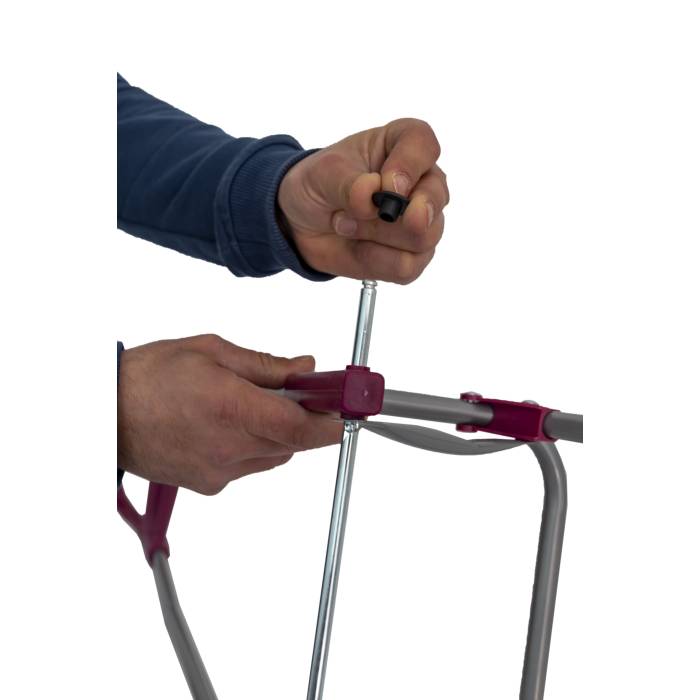 Carucior cumparaturi X 50 COLORAT, capacitate incarcare 15 kg, volum 32 l, rosu