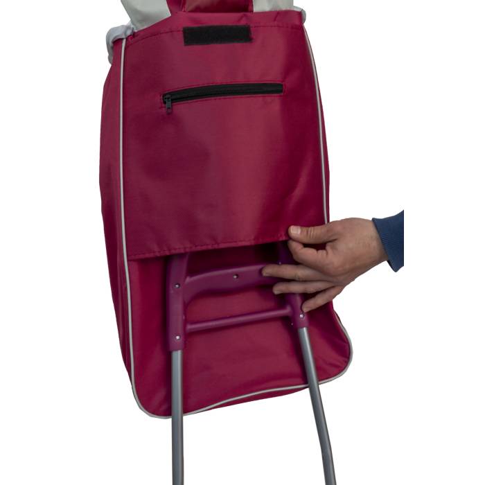Carucior cumparaturi X 50 COLORAT, capacitate incarcare 15 kg, volum 32 l, negru