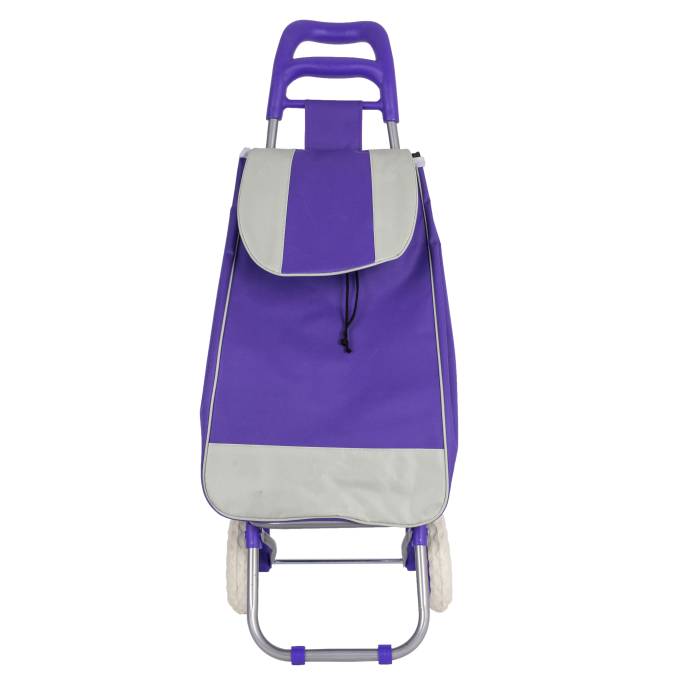 Carucior cumparaturi X 50 COLORAT, capacitate incarcare 15 kg, volum 32 l, negru