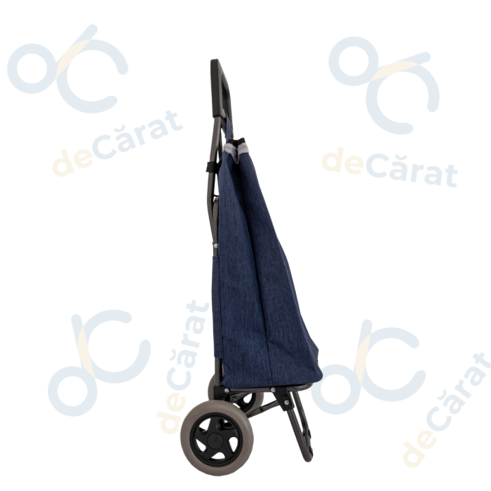 Carucior cumparaturi X 100 FLEXIBIL MARE, capacitate incarcare 15 kg, volum 40 l, albastru