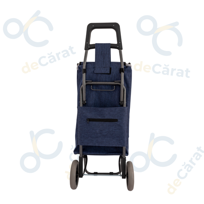 Carucior cumparaturi X 100 FLEXIBIL MARE, capacitate incarcare 15 kg, volum 40 l, albastru